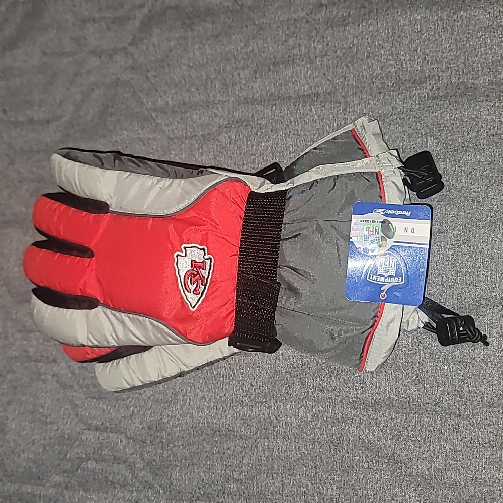 NWT Reebok Kansas City Chiefs Sideline Coaches Glove